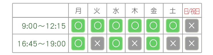 診療時間